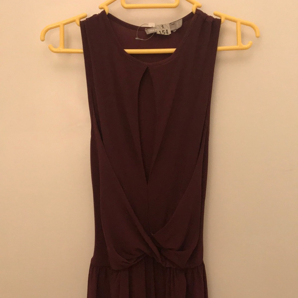 Maroon asos gown